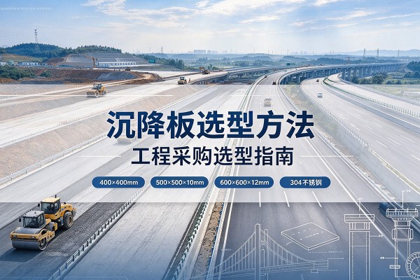 广丰沉降板选择方法