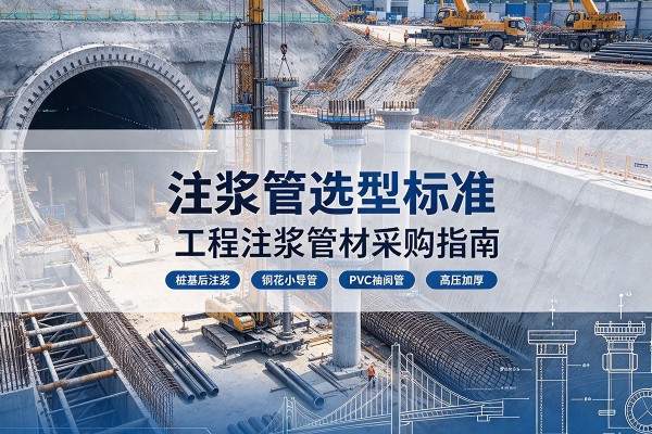 广丰注浆管选型标准