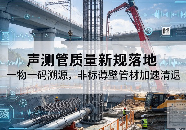 广丰声测管质量新规落地，一物一码溯源，非标薄壁管材加速清退